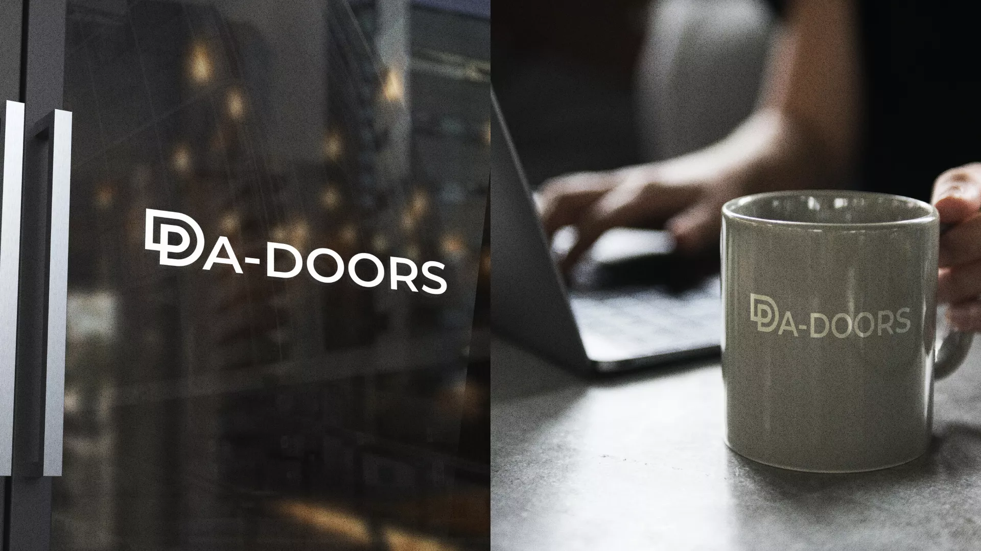 Создание логотипа компании «DA-DOORS» в Яровом